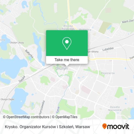 Krysko. Organizator Kursów i Szkoleń map