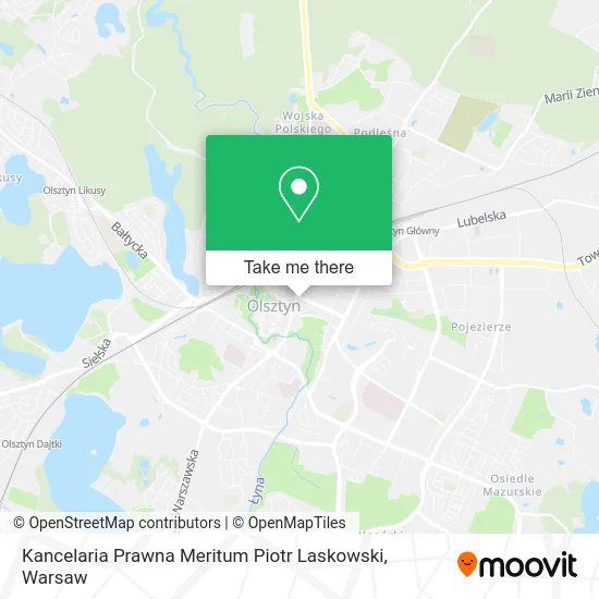 Карта Kancelaria Prawna Meritum Piotr Laskowski