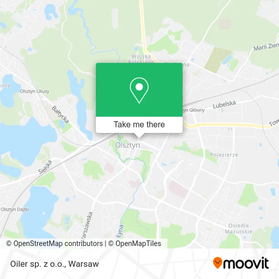 Карта Oiler sp. z o.o.