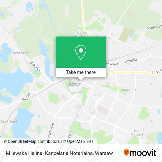 Milewska Halina. Kancelaria Notarialna map