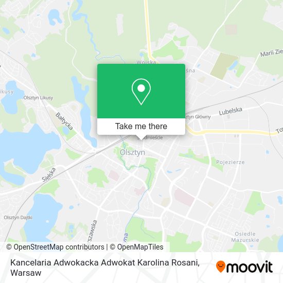 Kancelaria Adwokacka Adwokat Karolina Rosani map