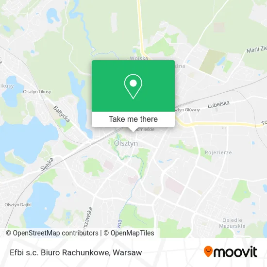 Efbi s.c. Biuro Rachunkowe map