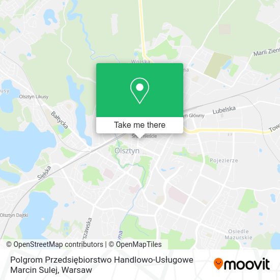 Polgrom Przedsiębiorstwo Handlowo-Usługowe Marcin Sulej map