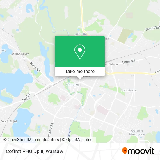 Карта Coffret PHU Dp II