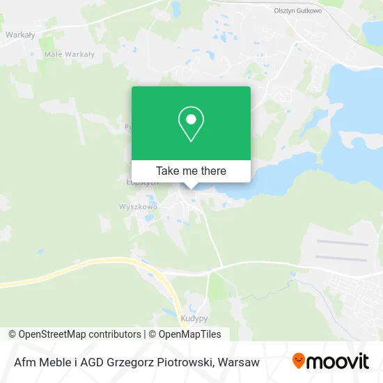 Карта Afm Meble i AGD Grzegorz Piotrowski