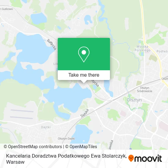 Карта Kancelaria Doradztwa Podatkowego Ewa Stolarczyk