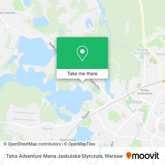 Tatra Adventure Maria Jaskulska-Styrczula map