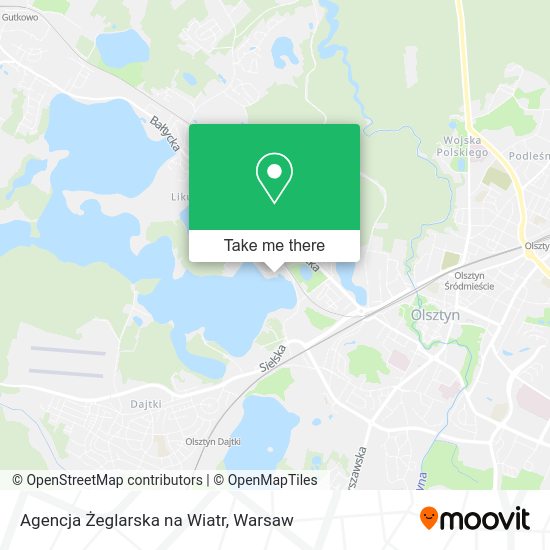 Agencja Żeglarska na Wiatr map