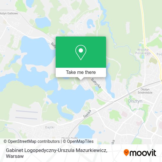 Gabinet Logopedyczny-Urszula Mazurkiewicz map