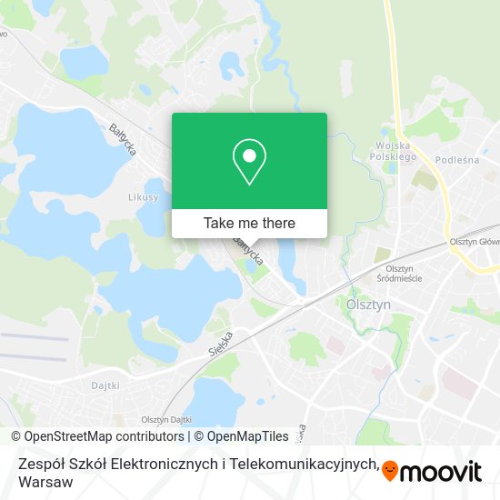 Zespół Szkół Elektronicznych i Telekomunikacyjnych map