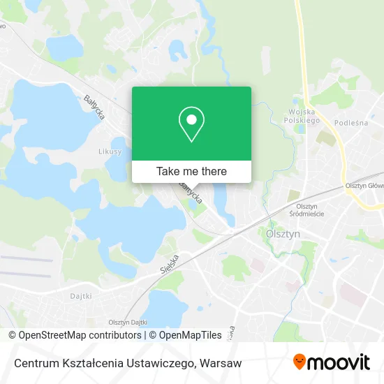 Карта Centrum Kształcenia Ustawiczego