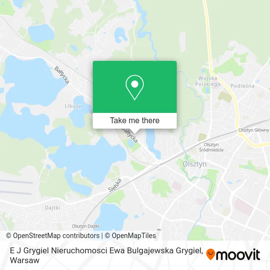 Карта E J Grygiel Nieruchomosci Ewa Bulgajewska Grygiel
