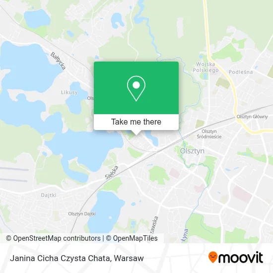 Janina Cicha Czysta Chata map