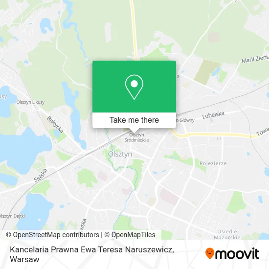 Kancelaria Prawna Ewa Teresa Naruszewicz map