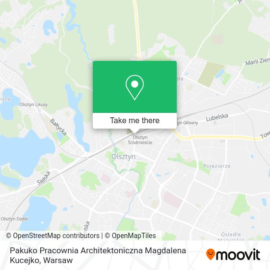 Pakuko Pracownia Architektoniczna Magdalena Kucejko map