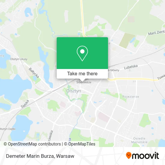 Карта Demeter Marin Burza