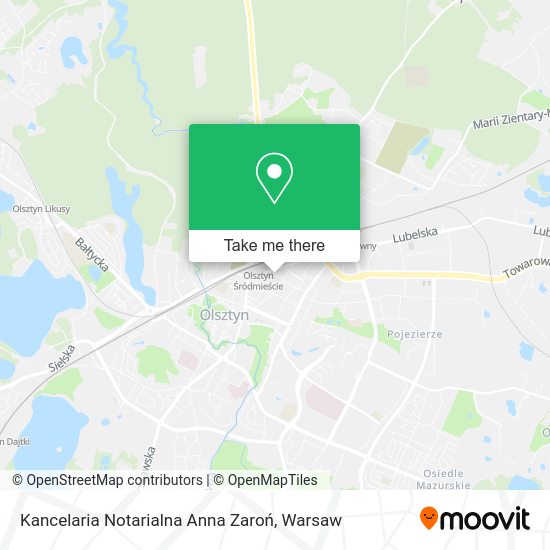 Kancelaria Notarialna Anna Zaroń map