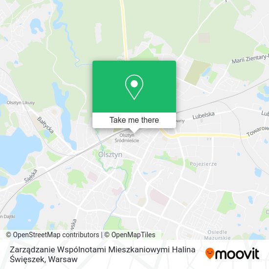 Zarządzanie Wspólnotami Mieszkaniowymi Halina Święszek map