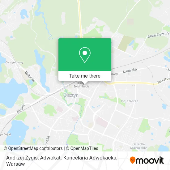Andrzej Żygis, Adwokat. Kancelaria Adwokacka map
