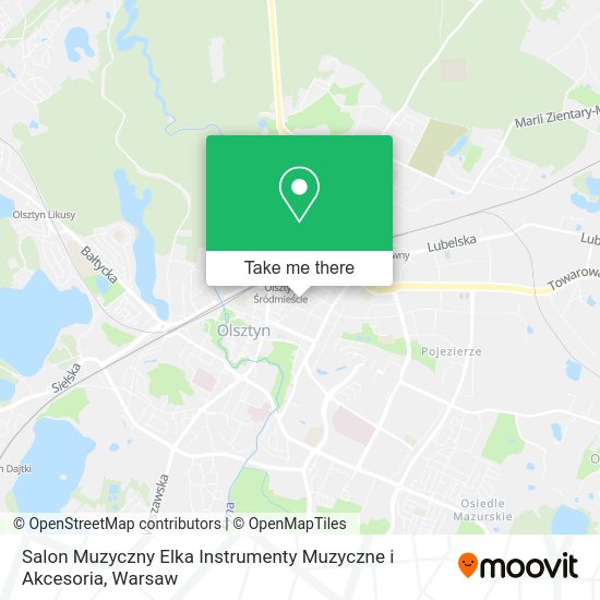 Salon Muzyczny Elka Instrumenty Muzyczne i Akcesoria map