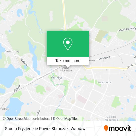 Studio Fryzjerskie Paweł Stańczak map