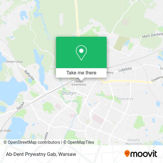 Ab-Dent Prywatny Gab map