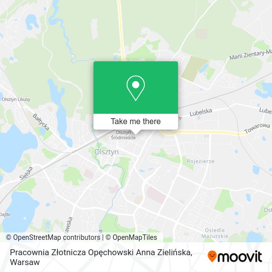 Pracownia Złotnicza Opęchowski Anna Zielińska map