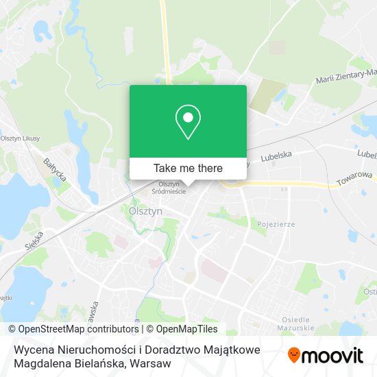 Wycena Nieruchomości i Doradztwo Majątkowe Magdalena Bielańska map