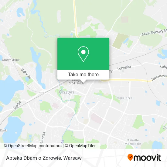 Карта Apteka Dbam o Zdrowie