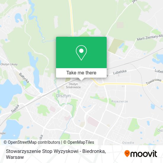 Карта Stowarzyszenie Stop Wyzyskowi - Biedronka