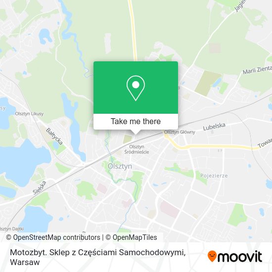 Motozbyt. Sklep z Częściami Samochodowymi map