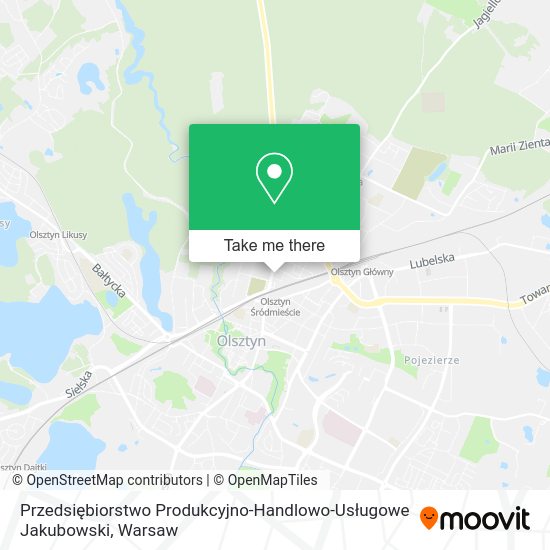 Przedsiębiorstwo Produkcyjno-Handlowo-Usługowe Jakubowski map