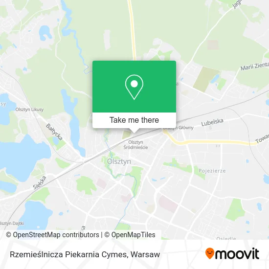 Карта Rzemieślnicza Piekarnia Cymes