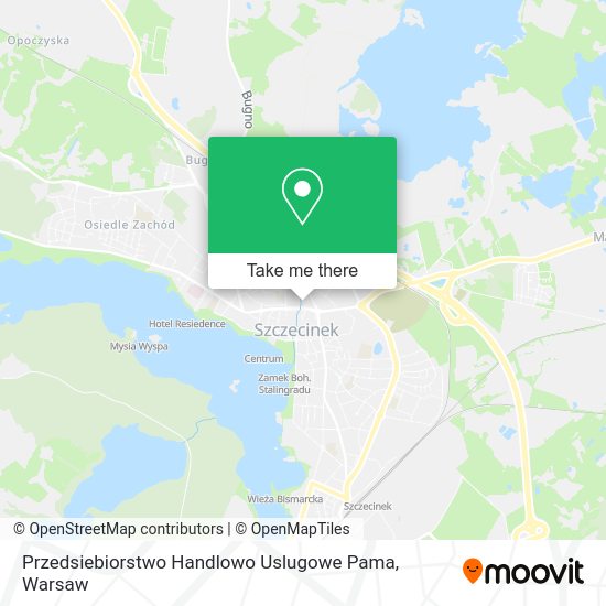 Przedsiebiorstwo Handlowo Uslugowe Pama map