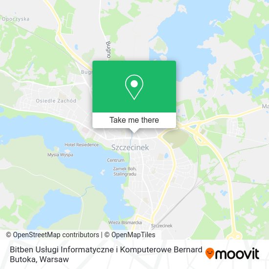 Bitben Usługi Informatyczne i Komputerowe Bernard Butoka map