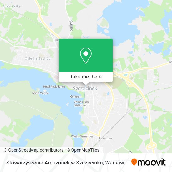 Stowarzyszenie Amazonek w Szczecinku map