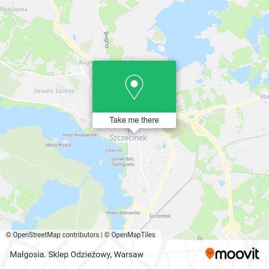 Małgosia. Sklep Odzieżowy map