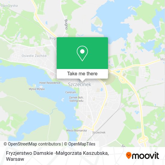 Fryzjerstwo Damskie -Małgorzata Kaszubska map