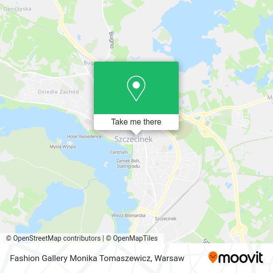 Fashion Gallery Monika Tomaszewicz map