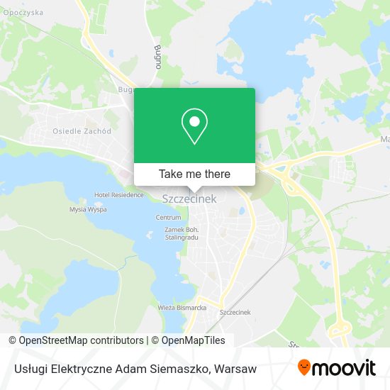 Usługi Elektryczne Adam Siemaszko map