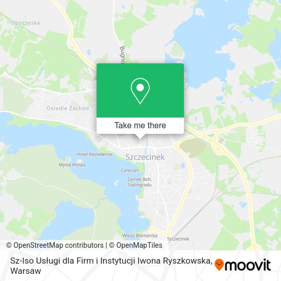 Sz-Iso Usługi dla Firm i Instytucji Iwona Ryszkowska map