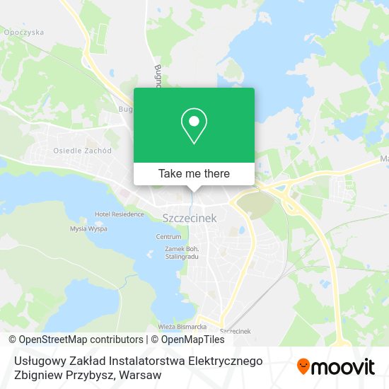 Usługowy Zakład Instalatorstwa Elektrycznego Zbigniew Przybysz map