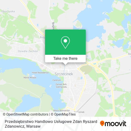 Przedsiębirstwo Handlowo Usługowe Zdan Ryszard Zdanowicz map