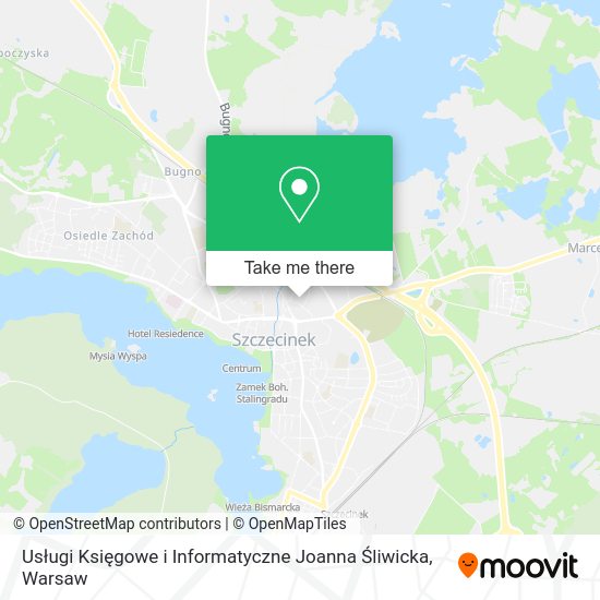 Usługi Księgowe i Informatyczne Joanna Śliwicka map