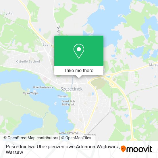 Pośrednictwo Ubezpieczeniowe Adrianna Wójtowicz map