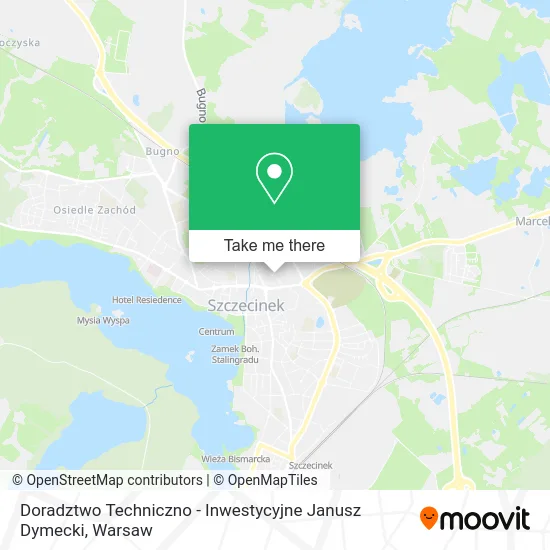 Карта Doradztwo Techniczno - Inwestycyjne Janusz Dymecki