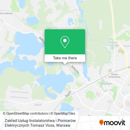 Zakład Usług Instalatorstwa i Pomiarów Elektrycznych Tomasz Voss map