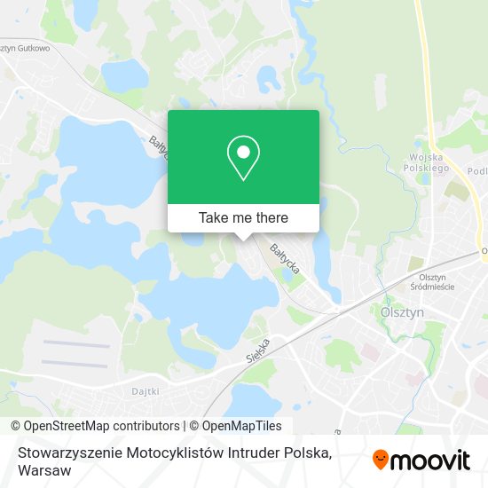 Карта Stowarzyszenie Motocyklistów Intruder Polska