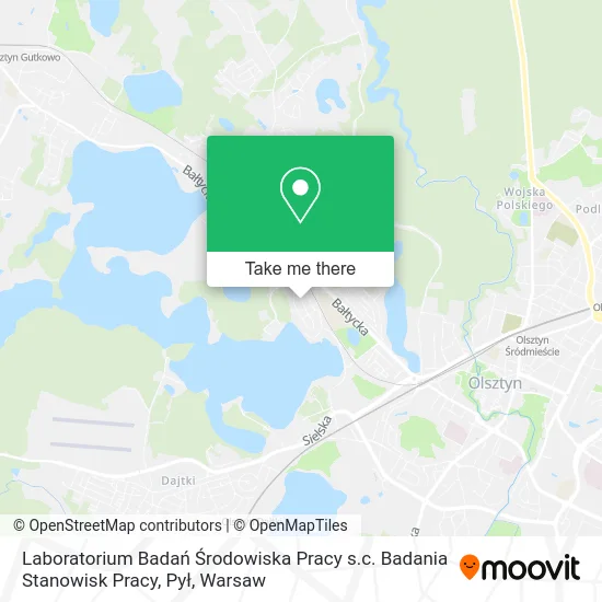 Laboratorium Badań Środowiska Pracy s.c. Badania Stanowisk Pracy, Pył map