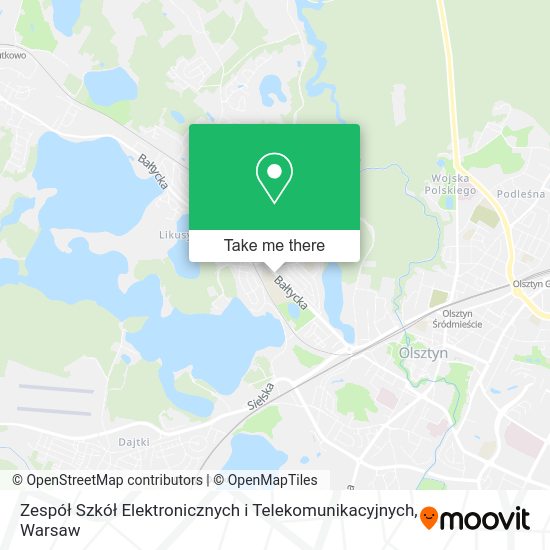 Zespół Szkół Elektronicznych i Telekomunikacyjnych map